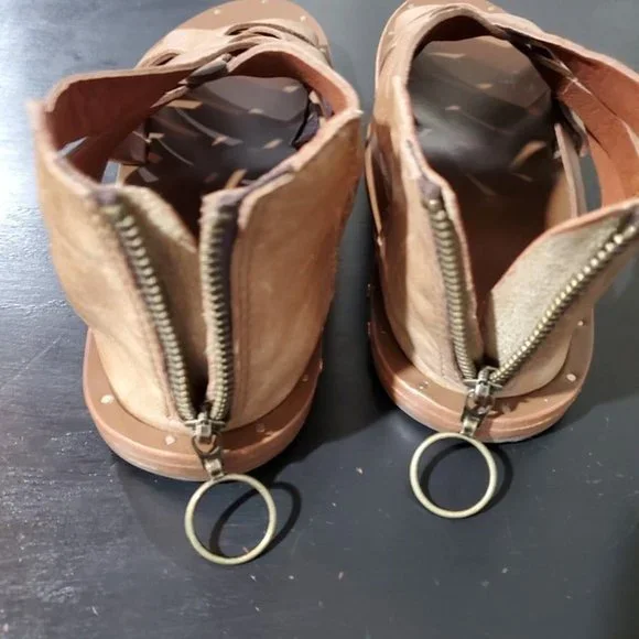 Beek Turaco Leather Sandals Size 8 Woman - Picture 5 of 8